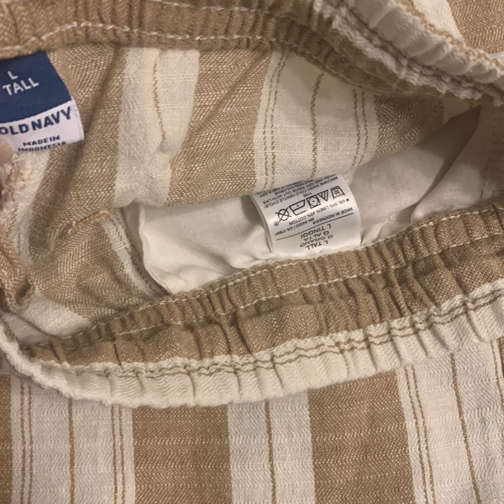 * Linen/cotton slip on pants TALL! - Picture 3 of 3